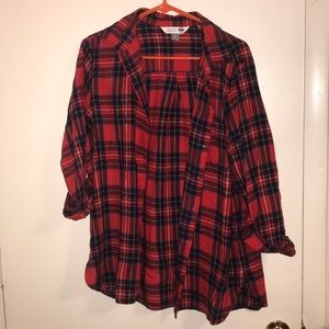 Large old navy flannel